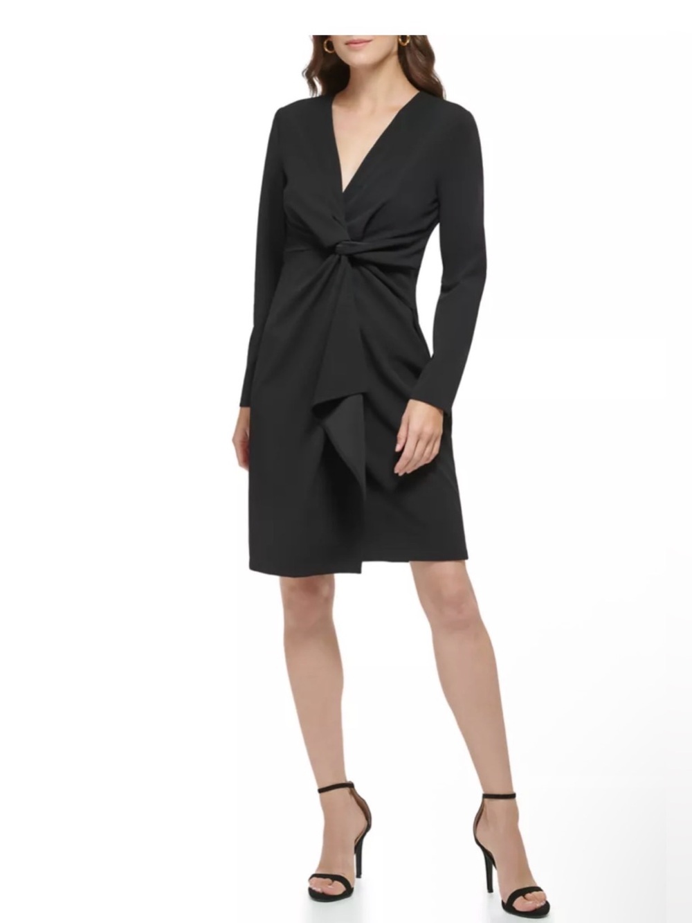 DKNY Women's Short Sleeve Crew Neck A-Line Dress size 8 NWT